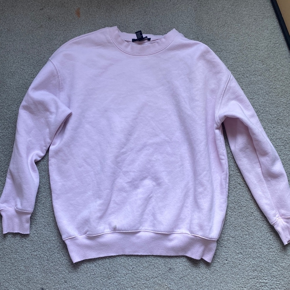 Pink crew neck